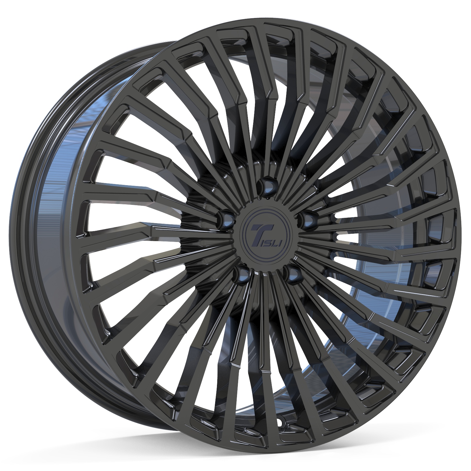 TISLI SPARK 20X9 5X112 +40MM 66.56 GLOSS BLACK